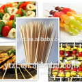 8" Bamboo Skewers 100 pack - Shish Kabob Wood Stick BBQ Barbecue Wooden Skewer